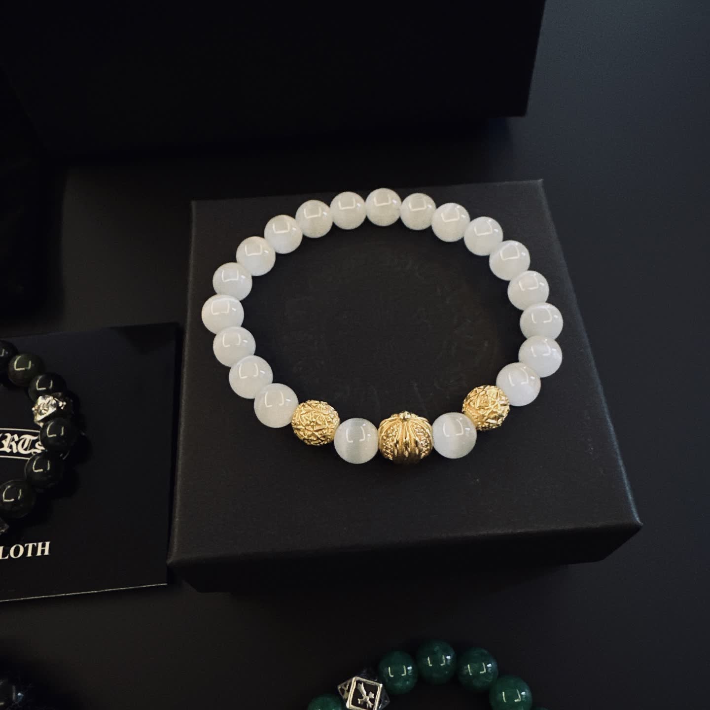 Chrome Hearts Gemstone Bracelets Set